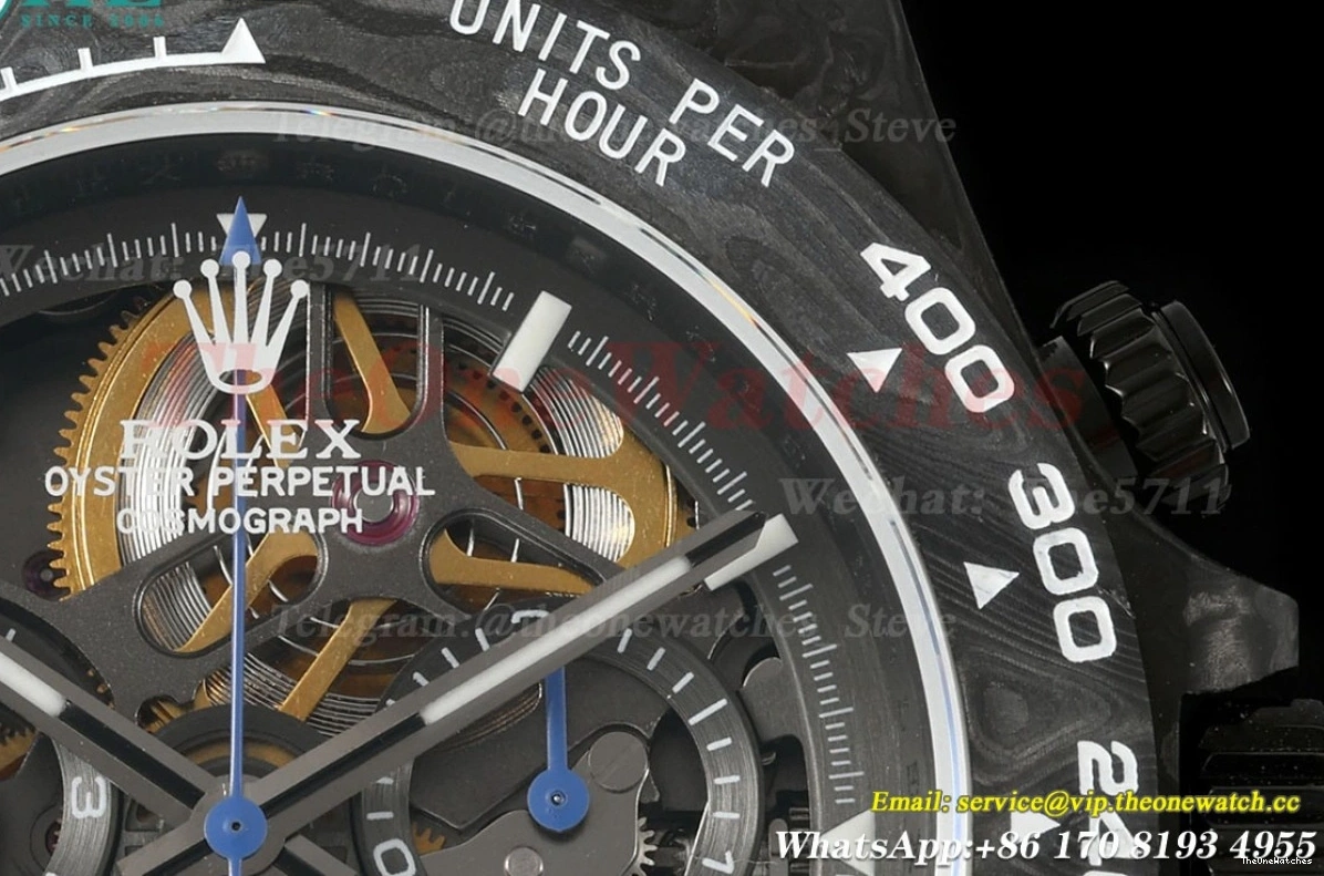 Daytona Carbon Black Diw Dial NY Skeleton N6F DD4801 40mm 0424